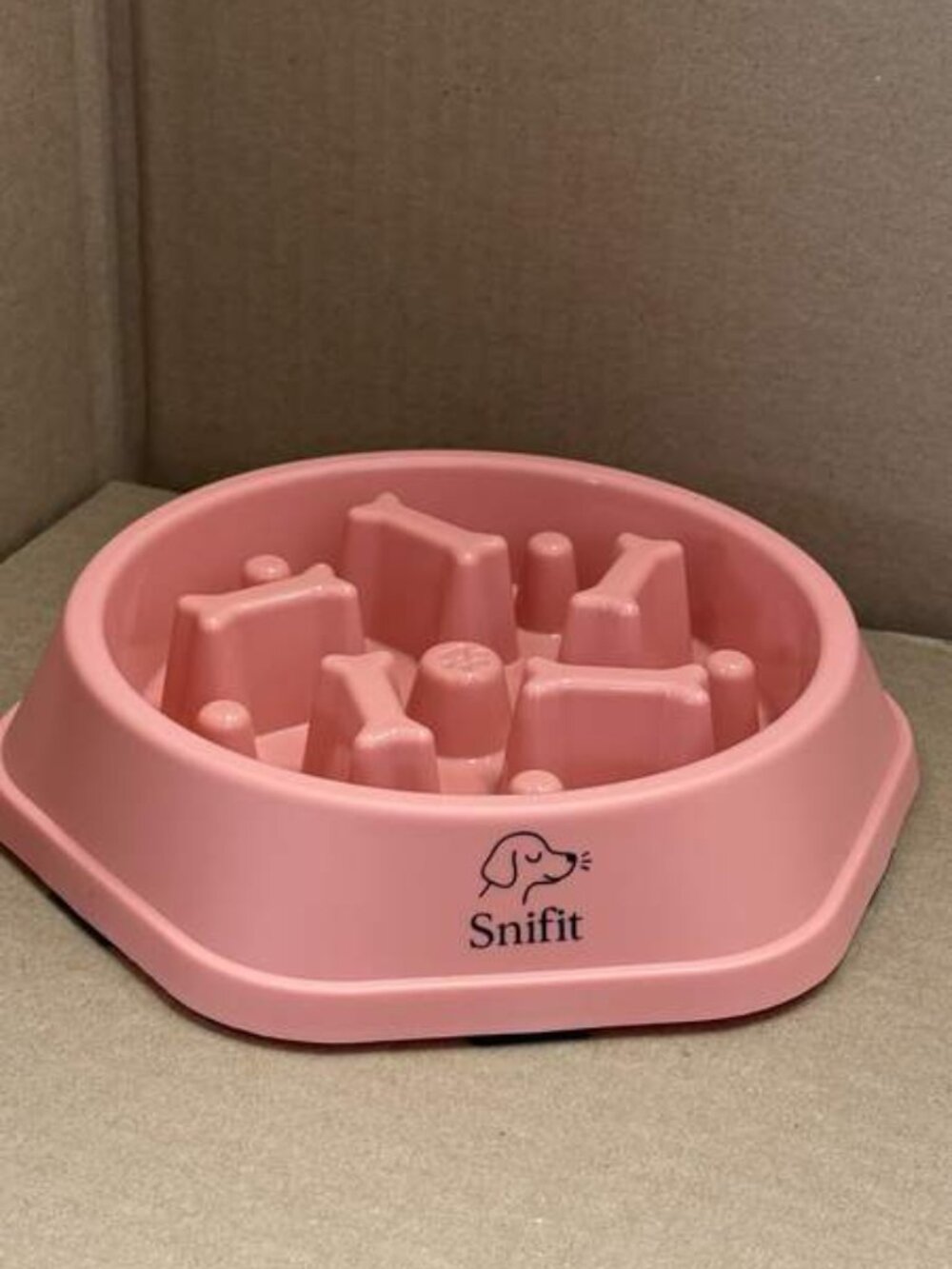Slow Feeder Bowl for Small & Medium Cats & Dogs Red